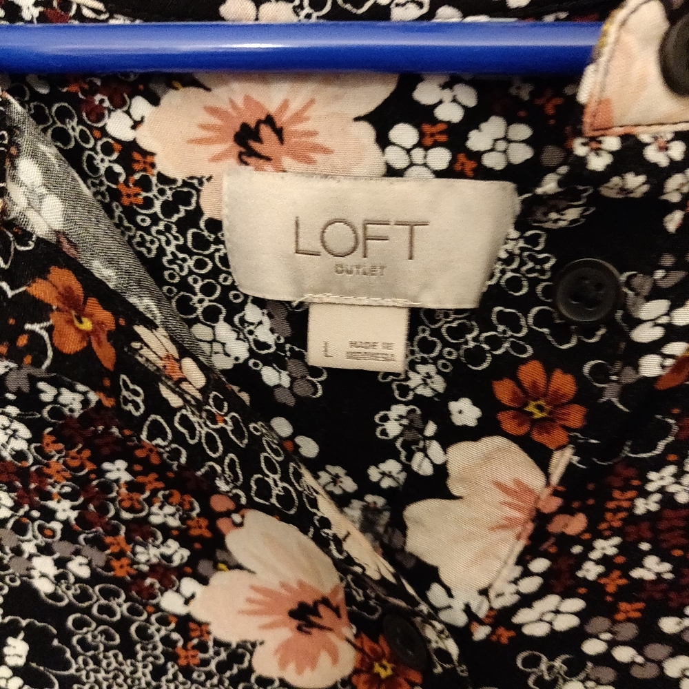 Floral shift dress